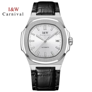 Đồng Hồ Nam Chính Hãng I&W Carnival 750G1-D1 Full Box Chống Nước Kính Sapphire (Máy Cơ Tự Động)