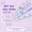 M&G Bút Nước Xóa Được 5277 0.5mm – Bút Gel Xóa Được Nắp Đậy Thân 4 Màu Đầu Thú Xoay Dễ Thương Mực Xanh Cho Học Sinh
