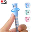 M&G Bút Nước Xóa Được 5277 0.5mm – Bút Gel Xóa Được Nắp Đậy Thân 4 Màu Đầu Thú Xoay Dễ Thương Mực Xanh Cho Học Sinh