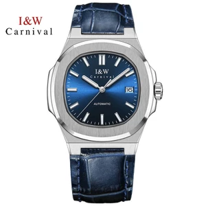 Đồng Hồ Nam Chính Hãng I&W Carnival 750G1-D2 Full Box Chống Nước Kính Sapphire (Máy Cơ Tự Động)