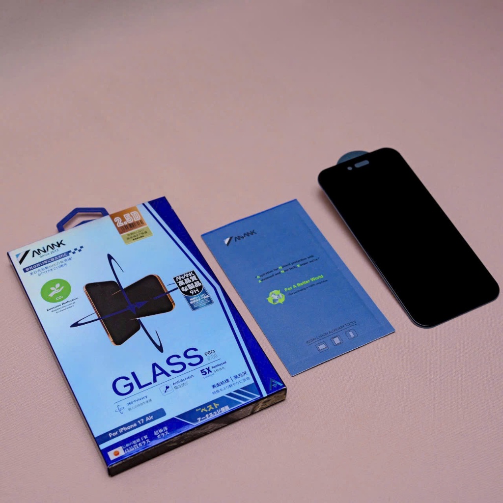 Kính Cường Lực ANANK Chống Nhìn Trộm 4 Chiều Full màn chống trầy dành cho iphone 17/16/15/14/13/12/pro/max