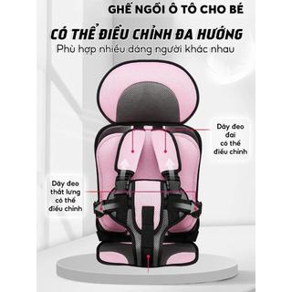 Ghế Ngồi Ô Tô Cho Bé - Đai An Toàn Ngồi Ô tô Cho Bé - Phù Hợp Mọi Loại Xe