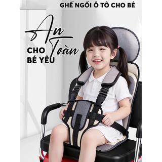 Ghế Ngồi Ô Tô Cho Bé - Đai An Toàn Ngồi Ô tô Cho Bé - Phù Hợp Mọi Loại Xe