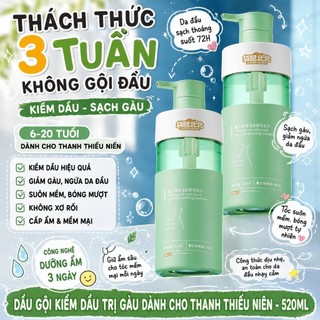 Combo dầu gội, sữa tắm KANGAROO cho trẻ thanh thiếu niên giúp kiềm dầu, giảm gàu, hỗ trợ giảm mụn và mùi cơ thể
