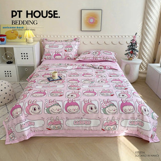 Set Chăn Ga Gối Lụa Vintage Cực Mịn Mát, Bộ Drap Giường Lụa Cao Cấp Cho Phòng Ngủ Decor