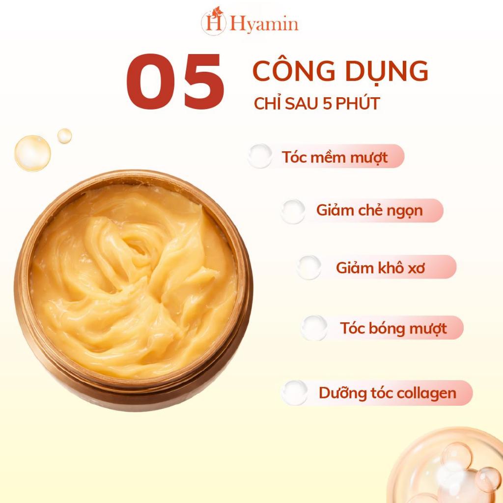 Kem Ủ Tóc Hyamin Collagen DTH Phục Hồi Tóc Hư Tổn, Giảm Khô Xơ, Dưỡng Mềm Mượt Chắc Khỏe 1000ml