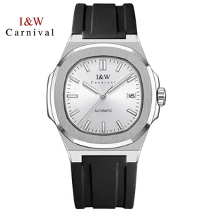 Đồng Hồ Nam Chính Hãng I&W Carnival 750G1-S1 Full Box Chống Nước Kính Sapphire (Máy Cơ Tự Động)