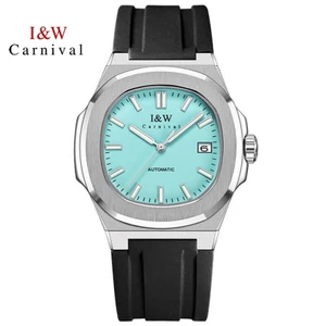 Đồng Hồ Nam Chính Hãng I&W Carnival 750G1-S4 Full Box Chống Nước Kính Sapphire (Máy Cơ Tự Động)