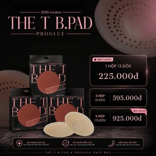 THE T B.PAD – PROGLUE VERSION Hộp 3 Đôi miếng dán có keo YT
