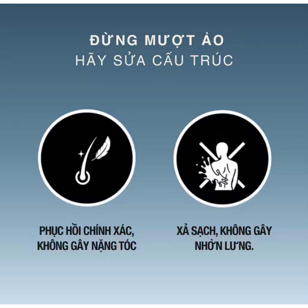 Kem ủ tóc tráng gương phục hồi hư tổn từ lõi với Peptide và 11 Axit Amin As A Habit VyvyHaircare