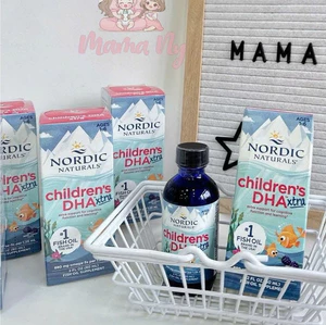Nordic Naturals Children's DHA Xtra Berry Punch 60ml – DHA Hàm Lượng Cao Cho Trẻ Từ 1 Tuổi