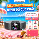 [ HOT 2026 ] Máy Chiếu Mini Q10 Full HD - Máy Chiếu Movie Legend - Hỗ Trợ 4K, Xem Bóng Đá, Trình Chiếu Web — ảnh 1