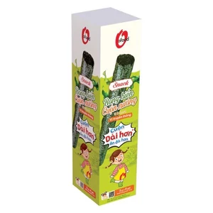 Snack Rong Biển O'Food Cuộn Nướng Vị Truyền Thống Hộp 12G