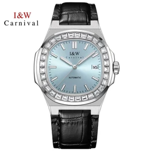 Đồng Hồ Nam Chính Hãng I&W Carnival 750G2-D4 Full Box Chống Nước Kính Sapphire (Máy Cơ Tự Động)