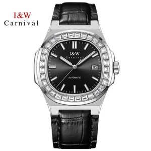 Đồng Hồ Nam Chính Hãng I&W Carnival 750G2-D5 Full Box Chống Nước Kính Sapphire (Máy Cơ Tự Động)