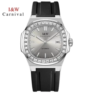 Đồng Hồ Nam Chính Hãng I&W Carnival 750G2-S3 Full Box Chống Nước Kính Sapphire (Máy Cơ Tự Động)