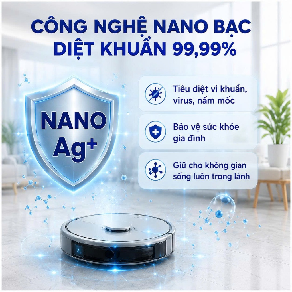 Nước Lau Sàn Robot Hút Bụi Lau Nhà - Nước Lau Nhà Cho Robot, Máy Hút Bụi Chuyên Dụng NANO NPR