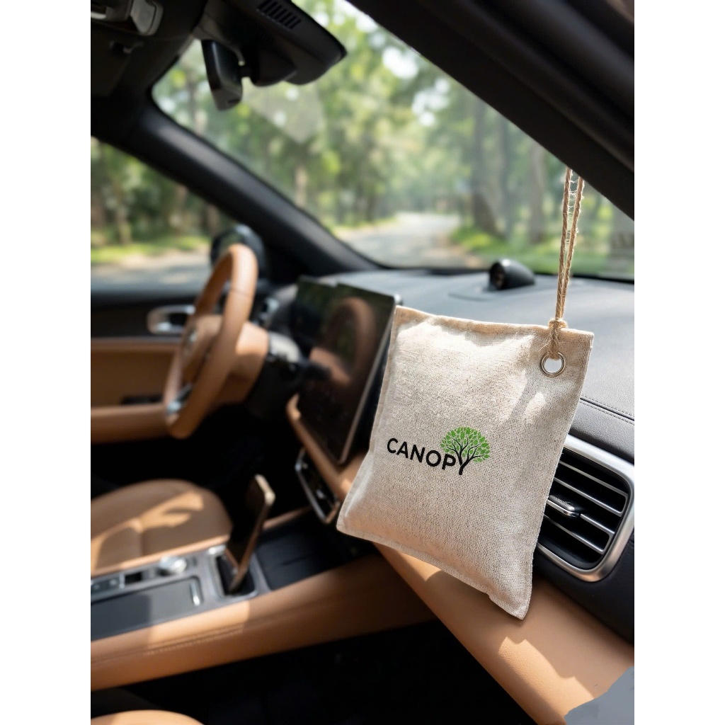 Túi Than Hoạt Tính CANOPY Hút Mùi ô tô, Hút ẩm ô tô,100% Gáo Dừa Bến Tre