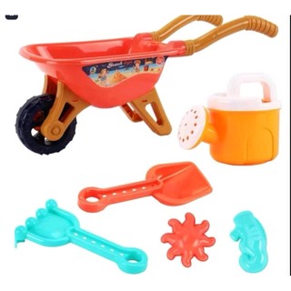 Bộ Đồ Chơi Xúc Cát, Xe Rùa, Guồng Cát Cho Bé Gồm Xe Và Phụ Kiện Màu Sắc Tươi sáng