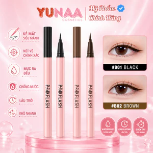 Bút kẻ mắt Pinkflash - Dạng lỏng - Nhanh khô - Chất lì chống nước lâu trôi 30g