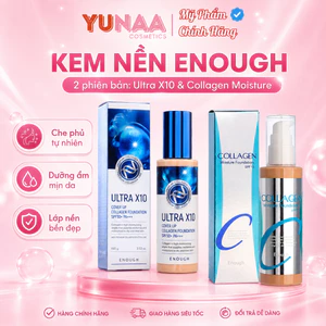 Kem Nền Collagen Ultra X10 Hydro Moisture ENOUGH SPF15 - Phù hợp tất cả loại da