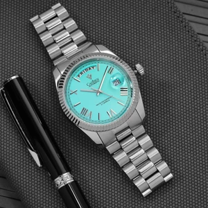 Đồng Hồ Nam Chính Hãng Cadisen C8185G5 Full Box Chống Nước Kính Sapphire (Máy Cơ Tự Động)