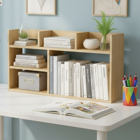 Giá sách để bàn nhiều tầng FOREST HOME, Kệ hồ sơ, giá để tài liệu văn phòng, gỗ mdf nhập khẩu cao cấp bền đẹp