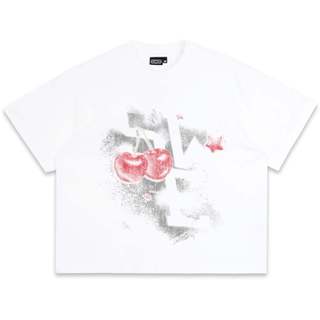 ÁO SWE CHERRY BOXY TEE - WHITE