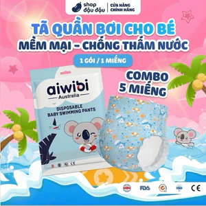 Tã/Bỉm bơi cao cấp AIWIBI 1 miếng/gói nhiều size M/L/XL/XXL/XXXL