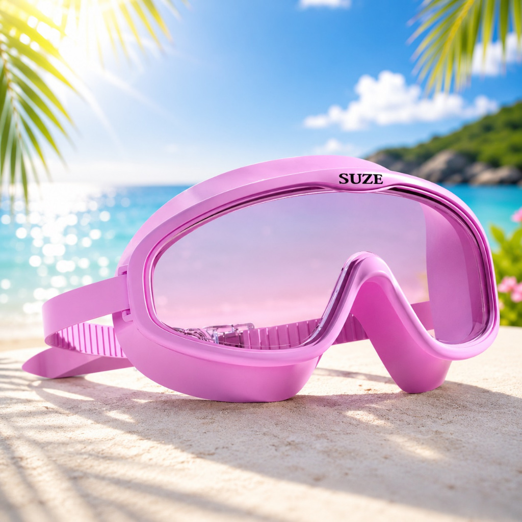 Kính Bơi SUZE - JIEHU - Snow Swim Góc Nhìn Siêu Rộng | Chống Nước Chống Tia UV Chống Mờ Tốt | Cho Người Lớn Trẻ Em