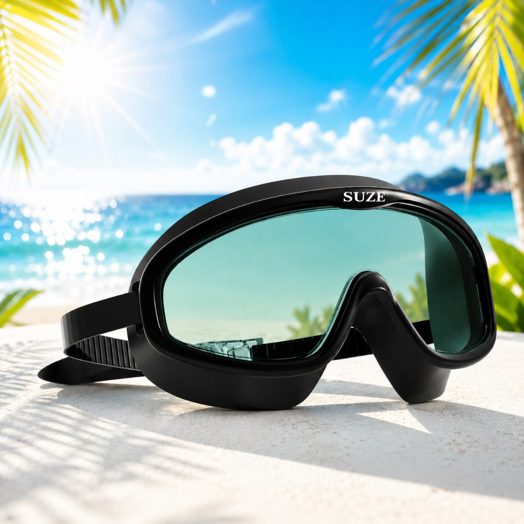 Kính Bơi SUZE - JIEHU - Snow Swim Góc Nhìn Siêu Rộng | Chống Nước Chống Tia UV Chống Mờ Tốt | Cho Người Lớn Trẻ Em