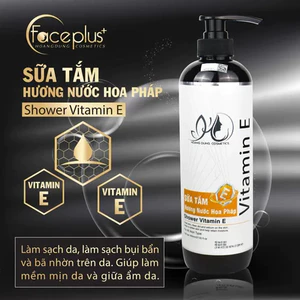 Sữa tắm nước hoa Pháp Hoang Dung Cosmetics bổ sung Vitamin E dưỡng ẩm mịn màng cho mọi loại da 800ml