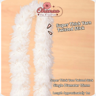 Kẽm xù làm thú bông handmade, sợi kẽm lông dày mịn 15mm chuẩn loại 1