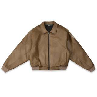 ÁO SWE EAZY LEATHER BOMBER - BROWN