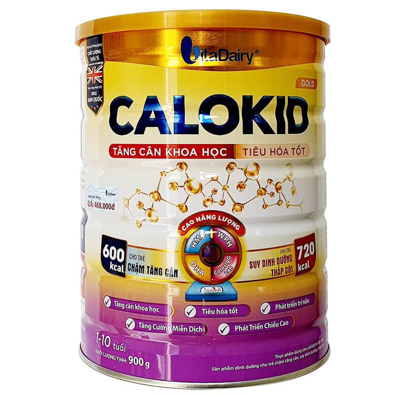 Sữa Calokid Gold 900g Vitadairy Cho Trẻ Từ1-10 Tuổi Hỗ Trợ Tăng Cân Và Chiều Cao Cho Bé - TN Baby