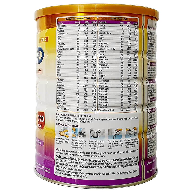 Sữa Calokid Gold 900g Vitadairy Cho Trẻ Từ1-10 Tuổi Hỗ Trợ Tăng Cân Và Chiều Cao Cho Bé - TN Baby