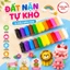 Combo 3 set Đất nặn tự khô 12/24 màu đất sét tự khô hình siêu nhẹ dành cho bé