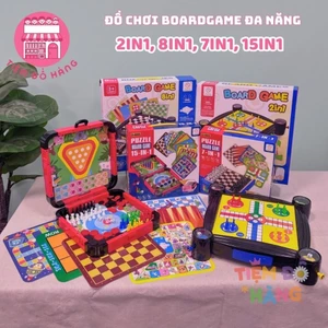 Bộ Cờ Vua, Cá Ngựa, Rắn Leo Thang, Cờ Tướng 8 In 1, 2 In 1, 7 In 1, 15 In 1 - Đồ Chơi Boardgame
