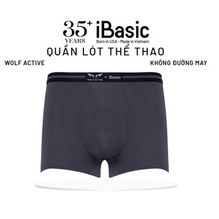 Quần lót nam Trunk thể thao Wolf Active x iBasic tập luyện airy thoáng khí co giãn PANM156