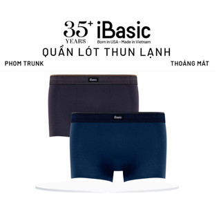 Combo 2 quần lót nam trunk iBasic không đường may thoáng khí PANM101