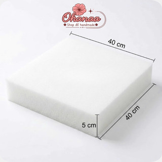 Mút xốp cắm hoa loại dẻo dày 5cm kích thước 20x20cm và 20x10cm