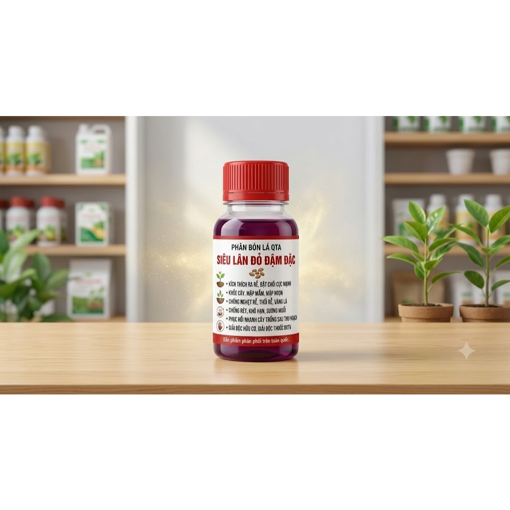 [CHÍNH HÃNG] Phân Bón Lá Lân Đỏ Đậm Đặc QT18 - Kích Rễ Khỏe, Mập Mầm, Đâm Chồi, Phục Hồi Cây Suy Yếu