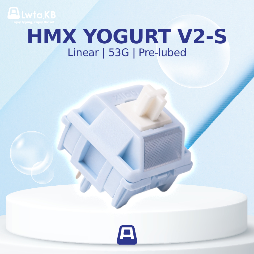 HMX Yogurt V2 S | Switch Yogurt V2 S Linear | 53G | 5 Pin dùng cho bàn ...