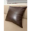 Gối trần kẻ ngang, gối decor, gối tựa lưng, gối ôm chất liệu Da Cleo cao cấp.