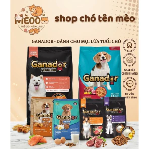 Hạt Cho Chó Con & Chó Trưởng Thành Ganador [Chiết lẻ 1kg] Thức Ăn, Đồ Ăn Cho Chó