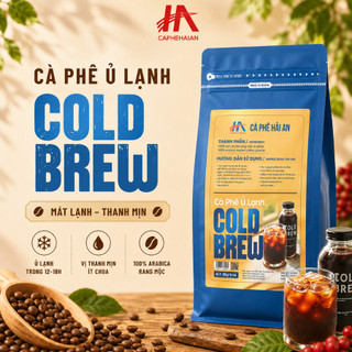 Cà Phê Ủ Lạnh Nguyên Chất Arabica, Cà Phê Ủ Lạnh Thơm Dịu Ít Đắng Hải An