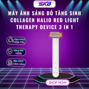 Máy ánh sáng đỏ tăng sinh collagen Halio Red Light Therapy Device 3 in 1 - BH 12 Tháng