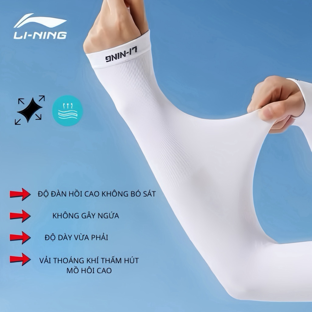 [Hoả Tốc] Ống tay chống nắng, ống tay thể thao đa năng chất băng lạnh hãng LN 3 màu sắc cho Nam nữ