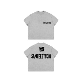 [MỚI] Áo Thun Tay Ngắn Boxy 250gsm Form Rộng Cổ Tròn "SAMPLE" Unisex Nam Nữ Phong Cách Basic Thoải Mái Mùa Hè