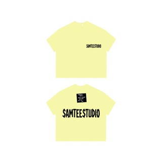[MỚI] Áo Thun Tay Ngắn Boxy 250gsm Form Rộng Cổ Tròn "SAMPLE" Unisex Nam Nữ Phong Cách Basic Thoải Mái Mùa Hè